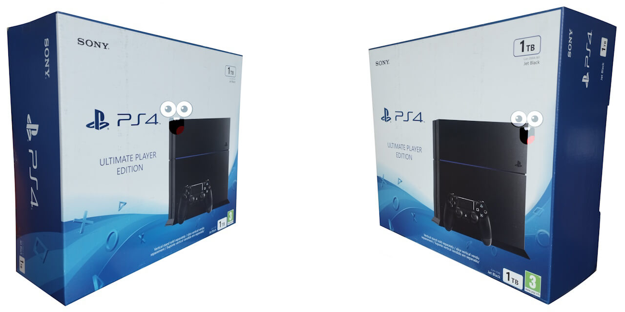 جعبه آکبند PS4 فت 1000 گیگ