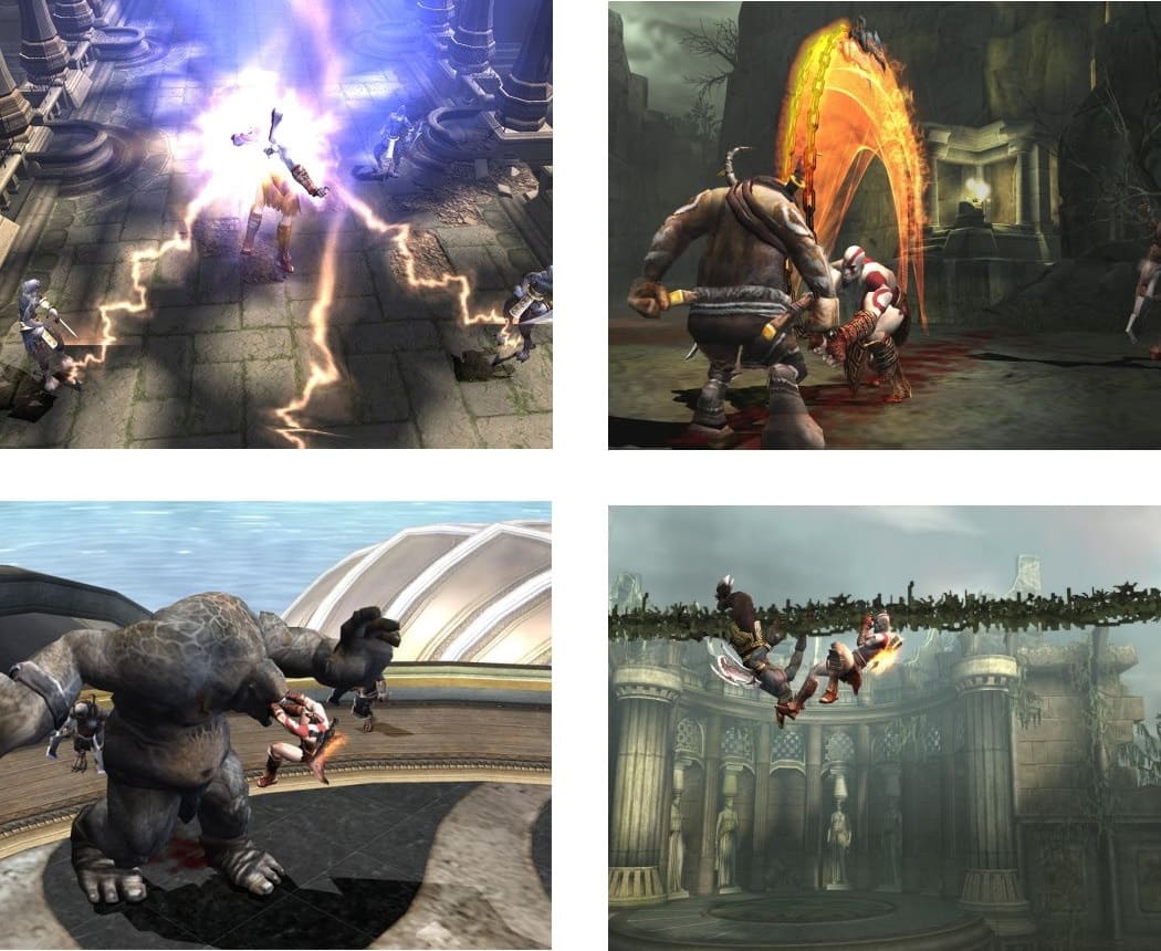 تصاویری از مراحل بازی god of war 2 مخصوص ps2