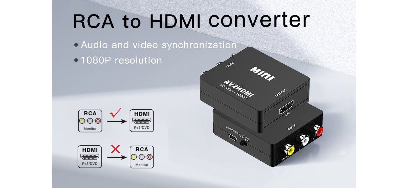 تبدیل RCA به HDMI برند مینی