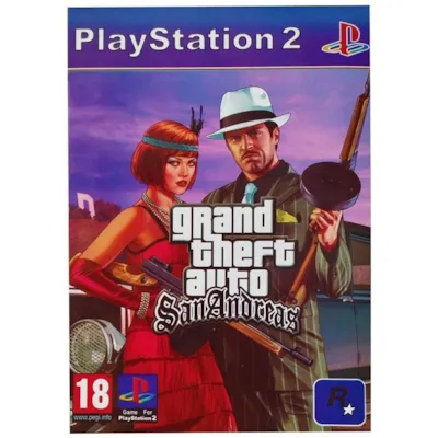 بازی GTA San Andreas برای PS2 بازی GTA San Andreas برای PS2