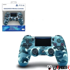 دسته PS4 آبی ارتشی مدل Blue Camouflage های کپی