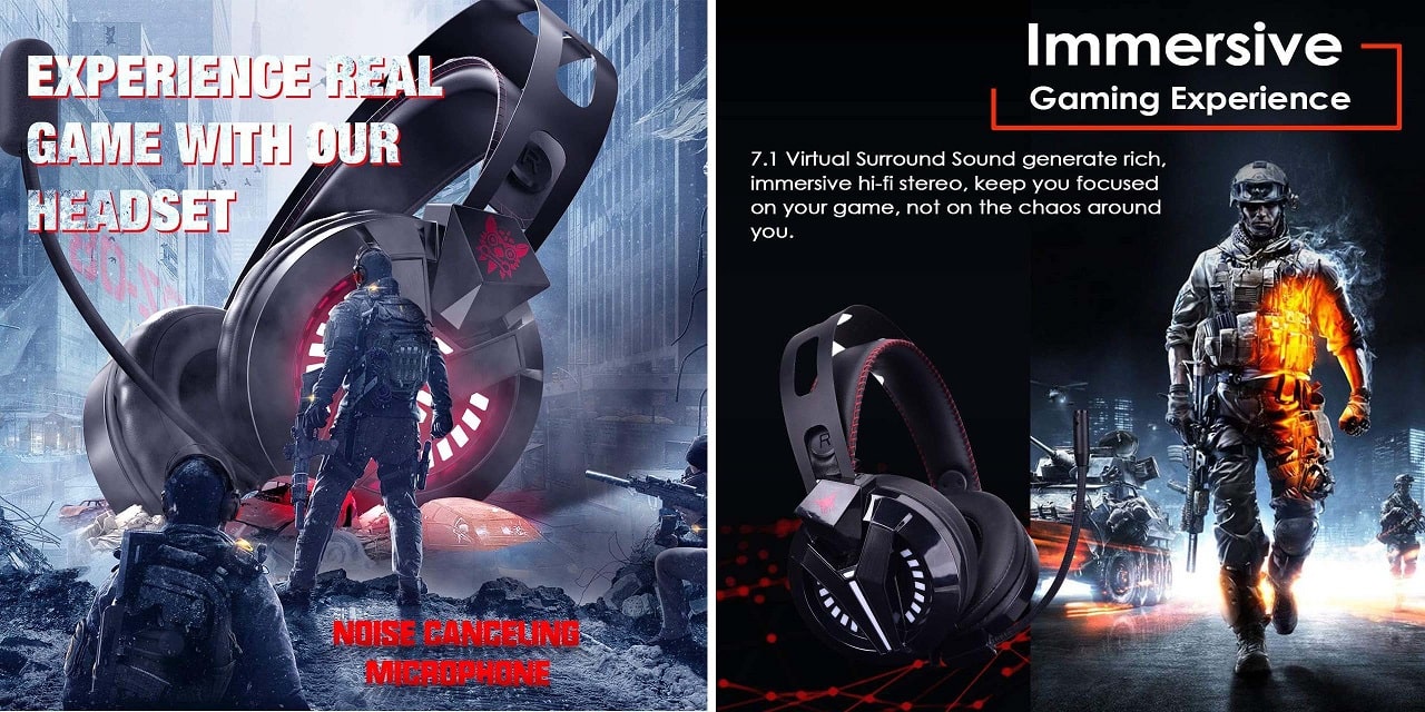 هدست گیمینگ سیم دار اونیکوما Combatwing M180 Pro