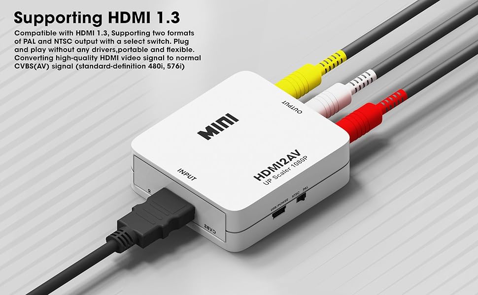 مبدل hdmi به RCA مدل mini