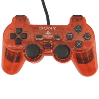 دسته PS1 و PS2 برند سونی طرح Red Glassy