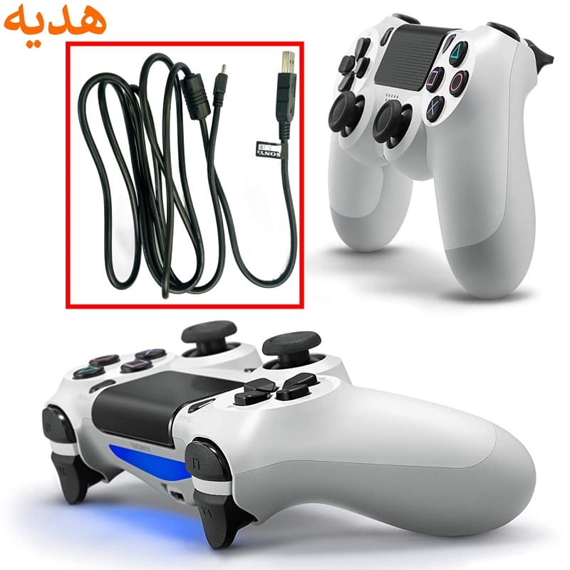 دسته پلی استیشن 4 Glacier White