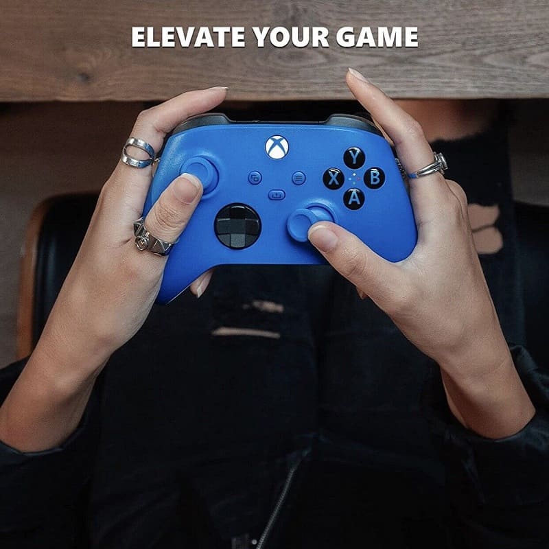 دسته بی سیم ایکس باکس Shock Blue
