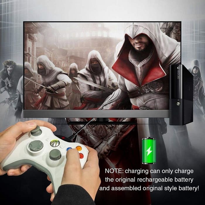 کابل شارژر دسته XBOX 360 