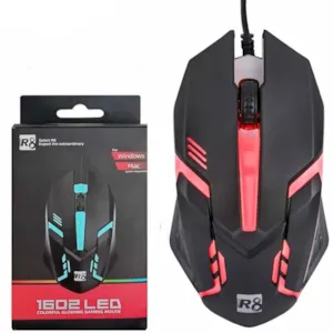 موس گیمینگ سیمی R8 مدل 1602 LED (چراغ دار) موس گیمینگ سیمی R8 مدل 1602 LED (چراغ دار)