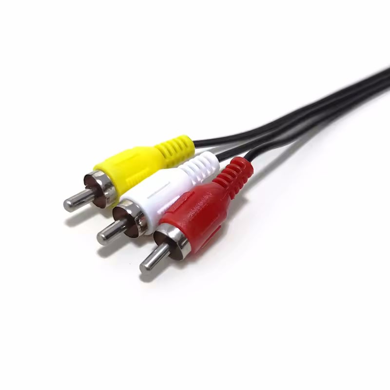 کابل تصویر PS2 (سه فیش) مدل MR-119 طول 180 سانتی متر