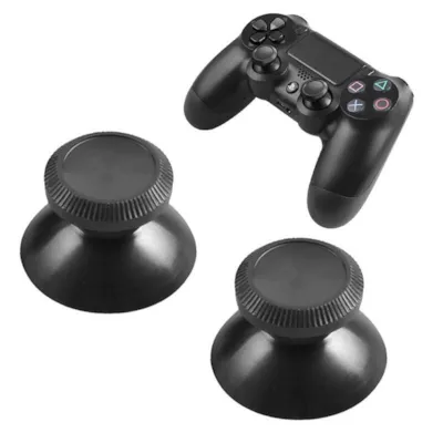 سر آنالوگ فلزی دسته PS4 رنگ مشکی بسته دو عددی سر آنالوگ فلزی دسته PS4 رنگ مشکی بسته دو عددی