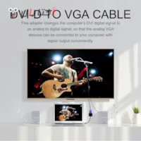 کابل تبدیل DVI-D به VGA مناسب کارت گرافیک کابل تبدیل DVI-D به VGA مناسب کارت گرافیک