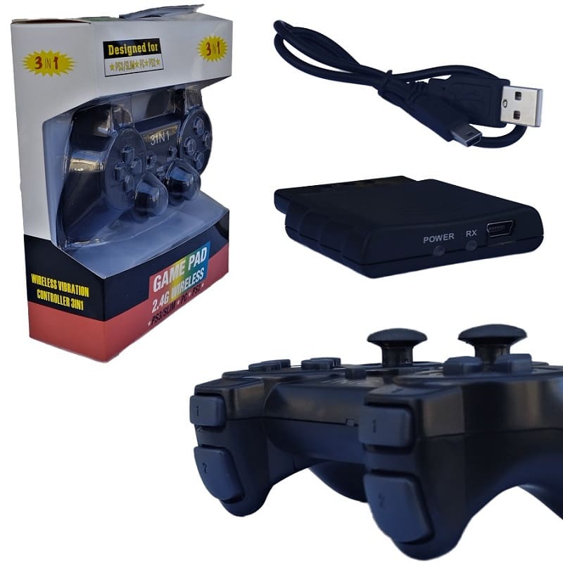 دسته بازی بی سیم PS2,PS3,PC