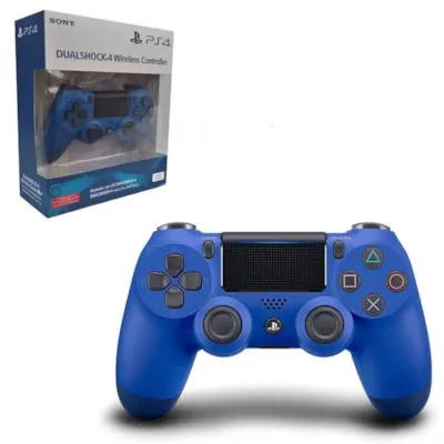 دسته بازی PS4 آبی مدل Wave Blue های کپی