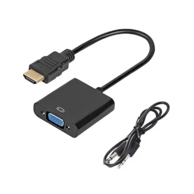 تبدیل HDMI به VGA با قابلیت خروجی  صدا
