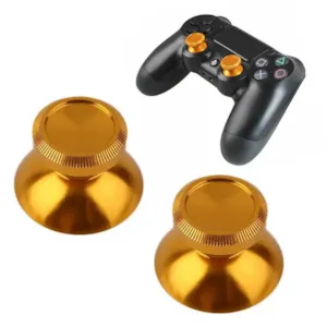 سر آنالوگ دسته PS4 فلزی رنگ طلایی بسته دو عددی سر آنالوگ دسته PS4 فلزی رنگ طلایی بسته دو عددی