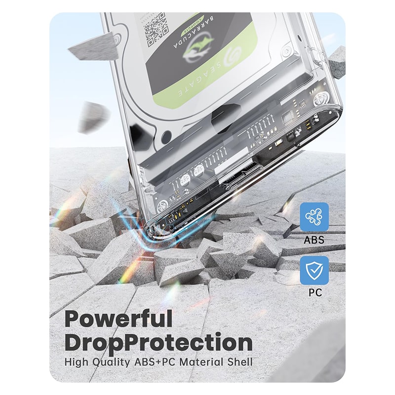 باکس هارد اکسترنال شیشه ای مدل 2139U3