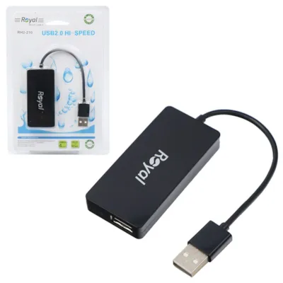 هاب 4 پورت USB2.0 رویال مدل RH2-210