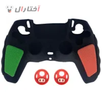 روکش دسته PS5 مدل Anti Slip به همراه 2 عدد روکش آنالوگ قارچ خور روکش دسته PS5 مدل Anti Slip به همراه 2 عدد روکش آنالوگ قارچ خور