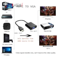 تبدیل HDMI به VGA با قابلیت خروجی صدا تبدیل HDMI به VGA با قابلیت خروجی صدا