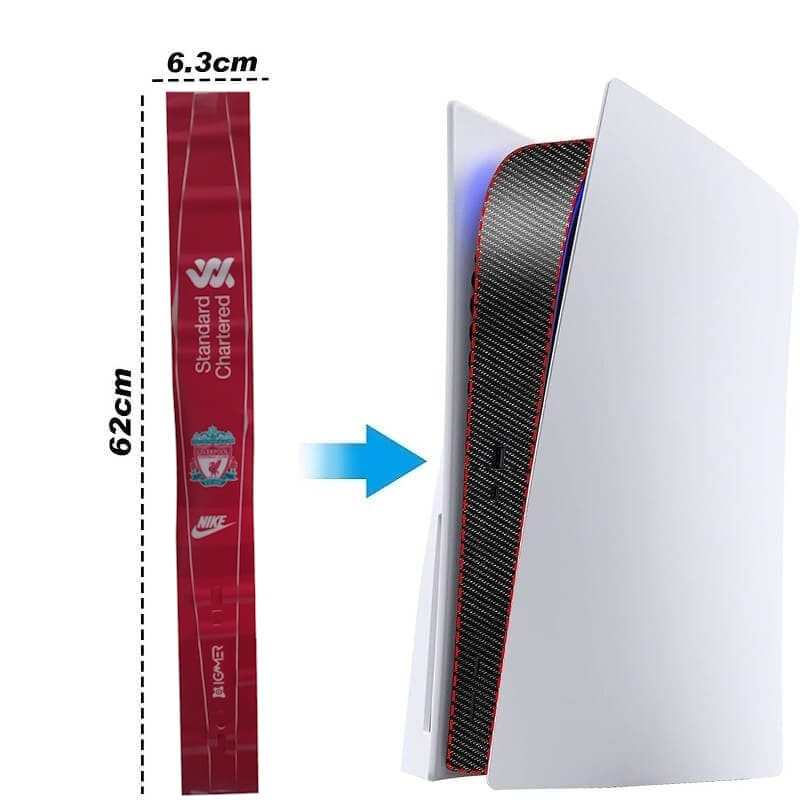 برچسب محافظ طرح لیورپول مخصوص پلی استیشن 5 فت