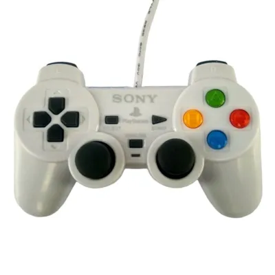 دسته بازی PS2 برند SONY مدل دکمه رنگی دسته بازی PS2 برند SONY مدل دکمه رنگی