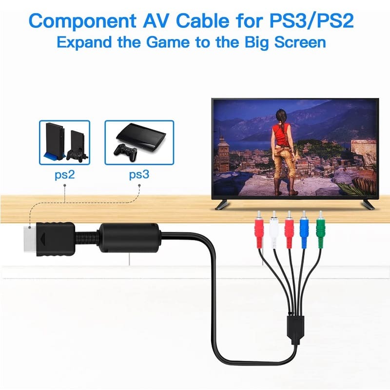 کابل افزایش وضوح تصویر ps2