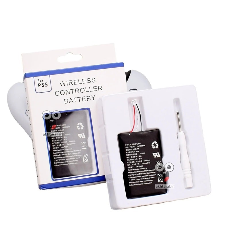 باتری دسته پی اس 5 مدل PS5-N2 ظرفیت 2650 میلی آمپر ساعت