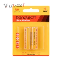 باتری قلمی پاناتک مدل اولترا آلکالاین LR 6 سایز AA بسته 2 عددی باتری قلمی پاناتک مدل اولترا آلکالاین LR 6 سایز AA بسته 2 عددی