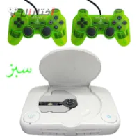 پلی استیشن 1 با دو دسته سبز پلی استیشن 1 با دو دسته سبز