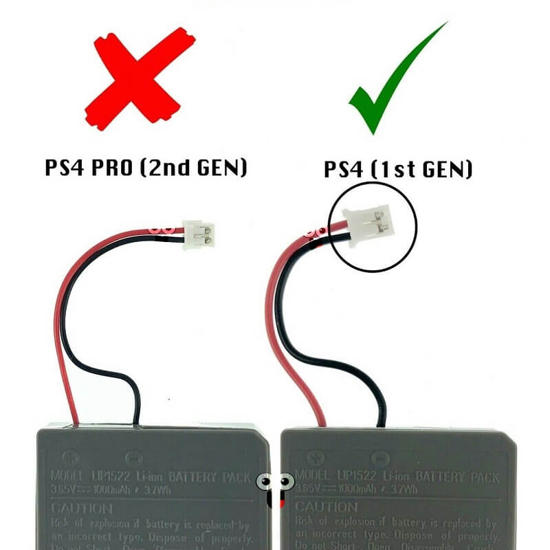 نوع سوکت باتری دسته Playstation 4 فت