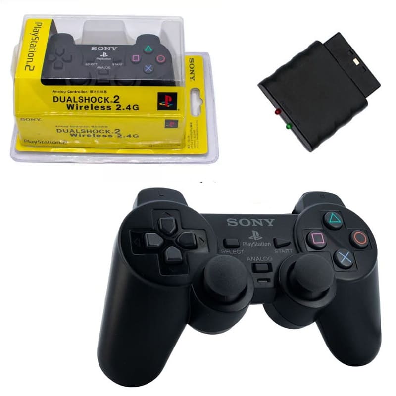دسته بی سیم دوال شوک پلی استیشن 2