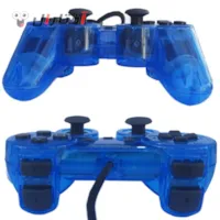 دسته ps2 شیشه ای آبی دسته ps2 شیشه ای آبی