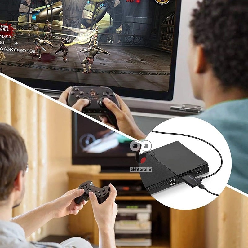 مبدل ps2 به full hd