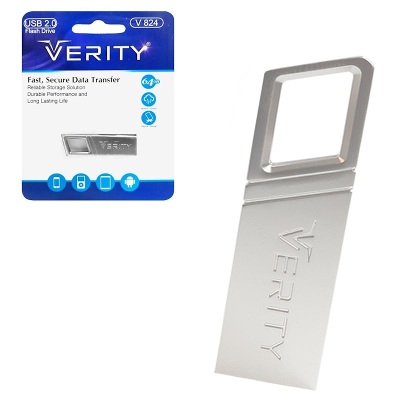 فلش 64 گیگ verity v824 با بازی های پلی استیشن 2