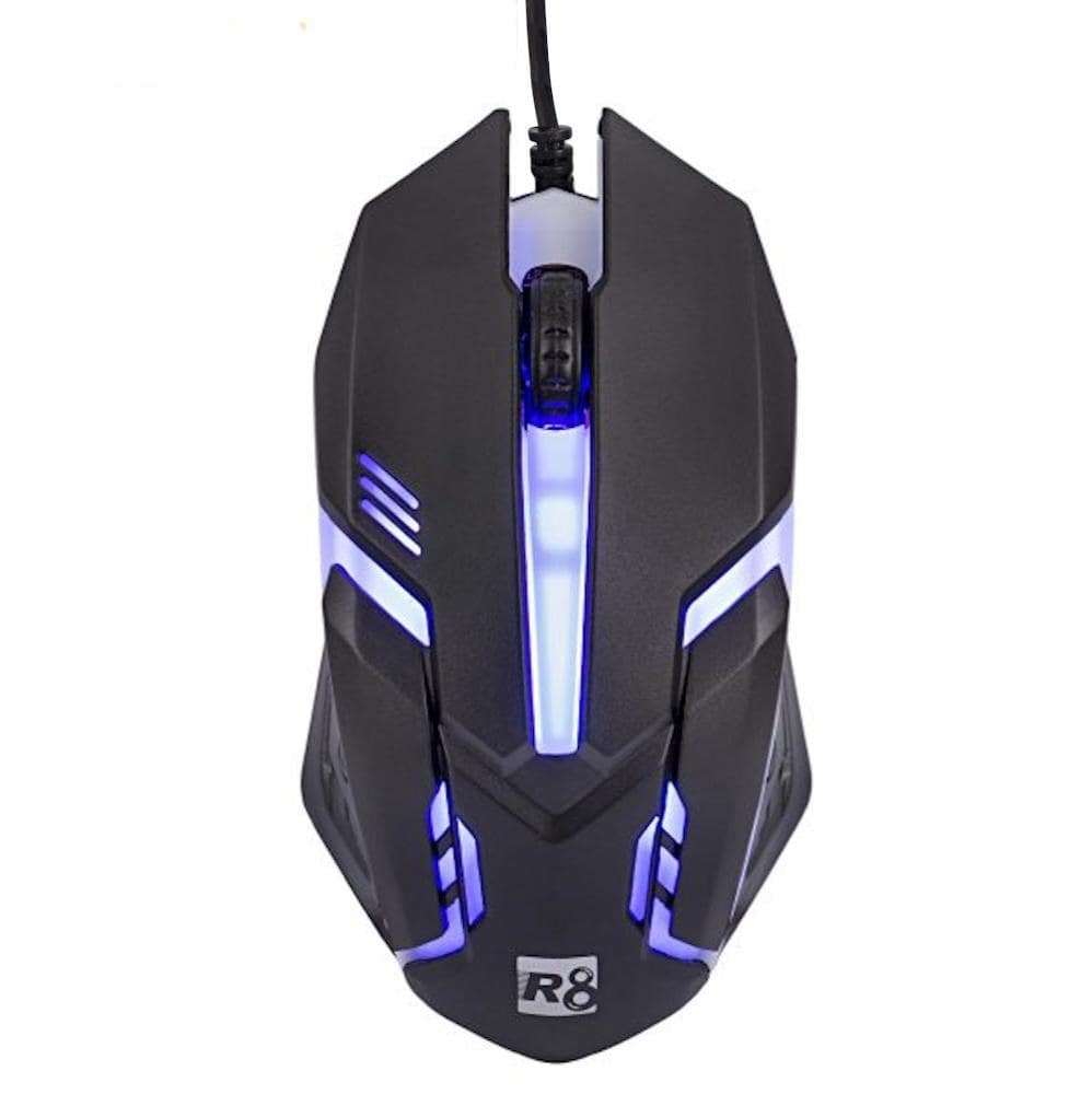 موس گیمینگ سیمی R8 مدل 1602 LED (چراغ دار)