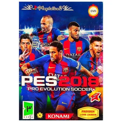 بازی فوتبال PES 2018 برای PS2 نشر لوح زرین نسخه اصلی بازی فوتبال PES 2018 برای PS2 نشر لوح زرین نسخه اصلی