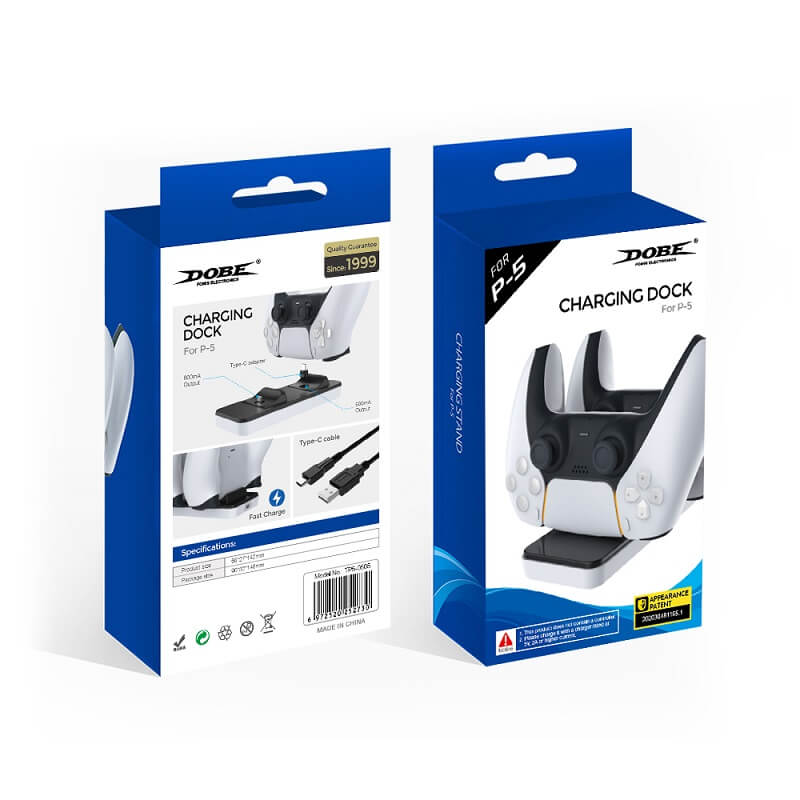 پایه شارژر دوگانه دسته PS5 دابی مدل TP5-0505
