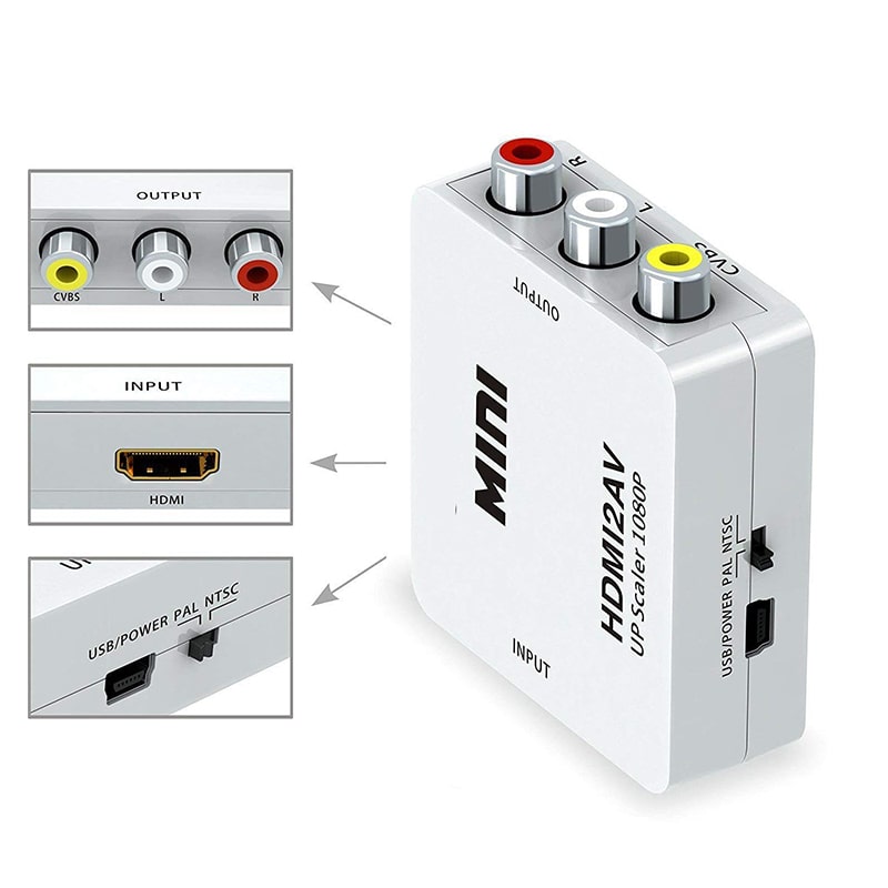 تبدیل HDMI به AV مدل MINI HDV-1809