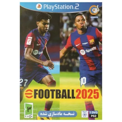 بازی فوتبال PES 2025 برای PS2 نشر گردو