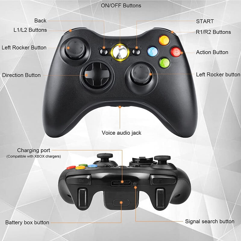 دسته ایکس باکس 360 برای ویندوز و سونی 3