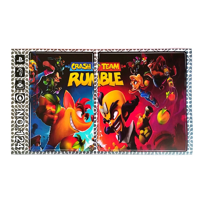 برچسب PS2 اسلیم طرح کراش تیم رامبل