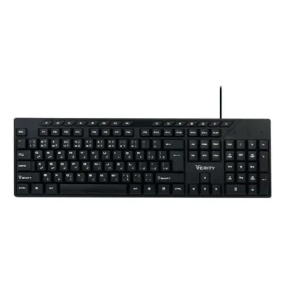 کیبورد وریتی مدل V-KB6123 باسیم کیبورد وریتی مدل V-KB6123 باسیم