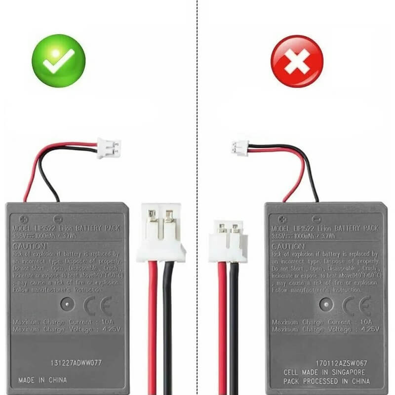 علائم تشخیص نوع باتری دسته Playstation 4