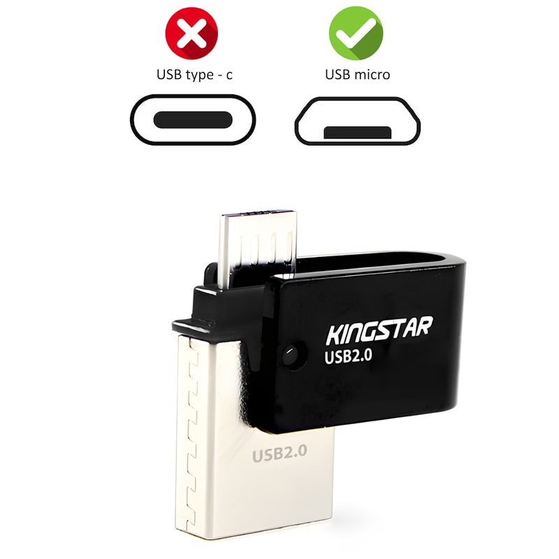 فلش مموری کینگ استار مدل S20 ظرفیت 32 گیگابایت دو طرفه