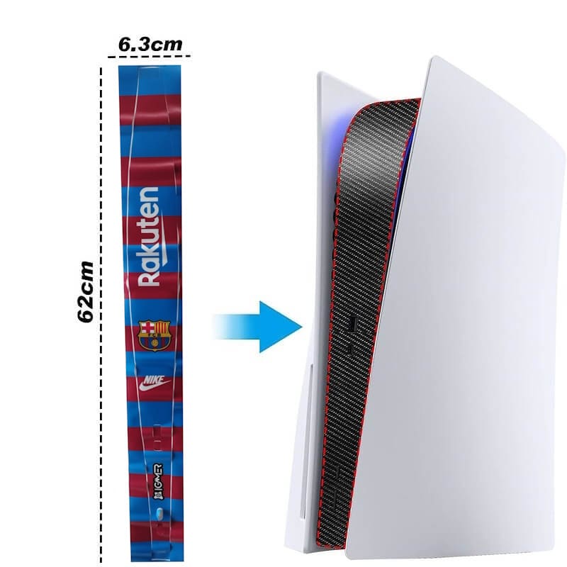 برچسب محافظ طرح بارسلونا مخصوص پلی استیشن 5 فت