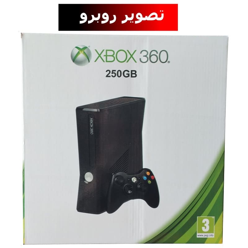 تصویر روبرو جعبه ایکس باکس 360 slim