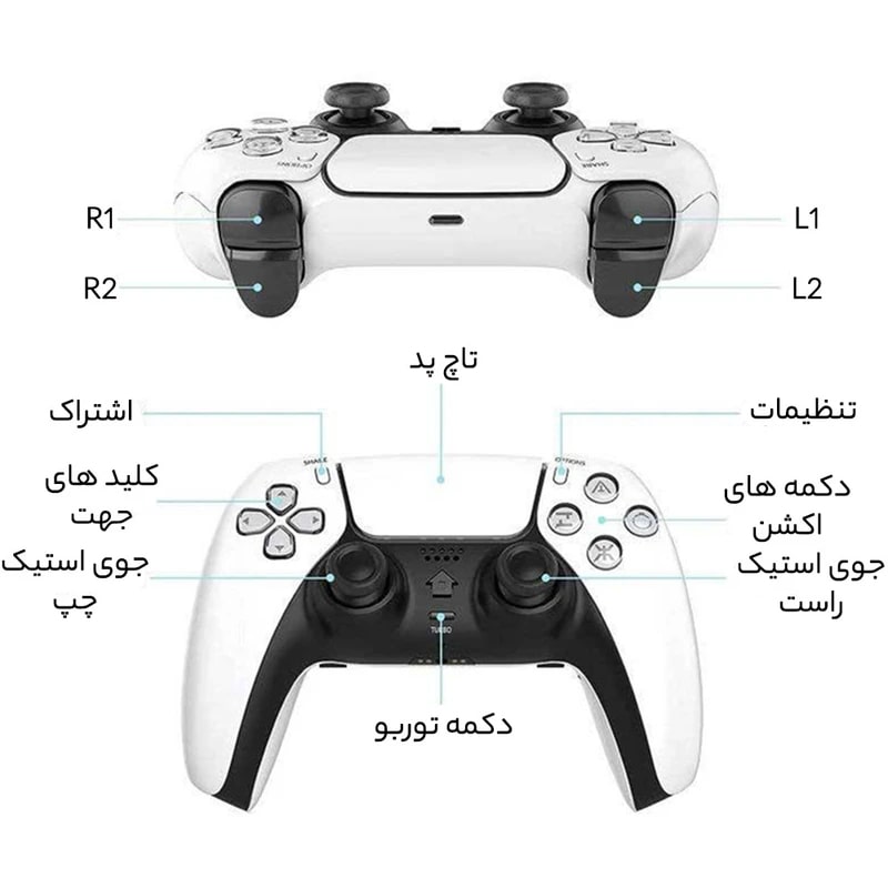 دسته بازی PS5 برای پلی استیشن 4