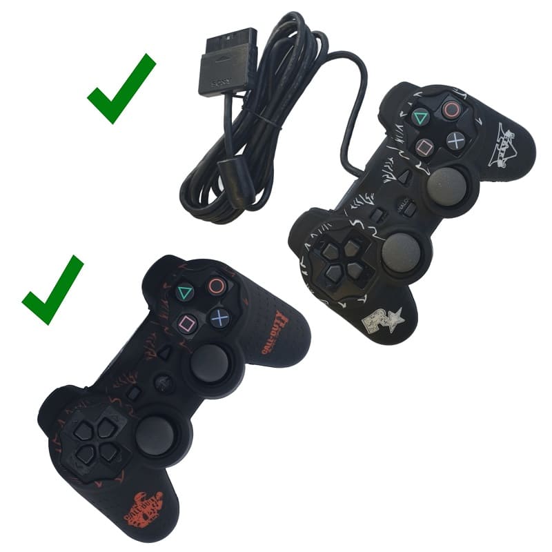 کاور دسته PS2 PS3 طرح کالاف یوتی بلک آپس 4