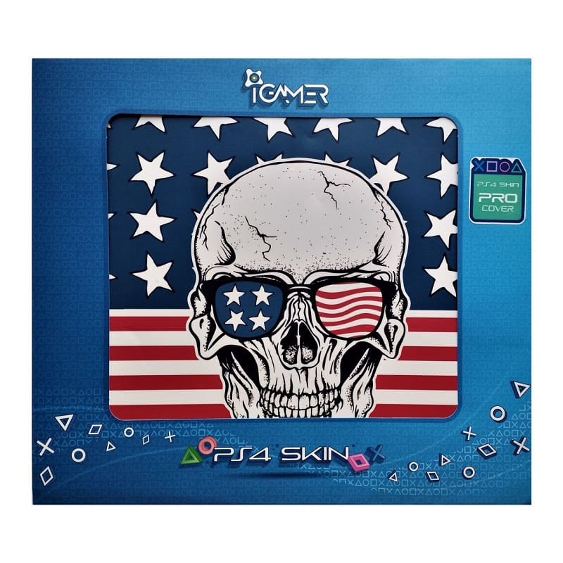 اسکین برچسب ps4 پرو طرح اسکلت