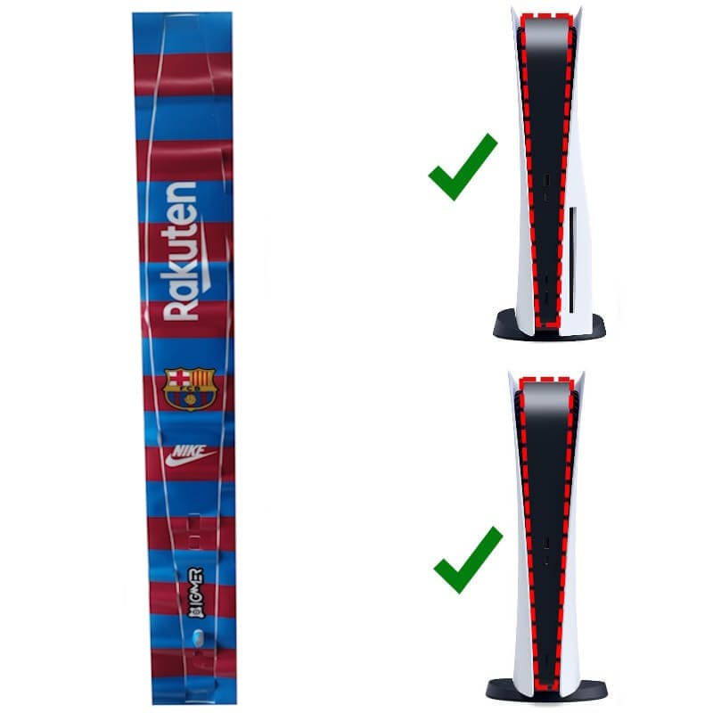 برچسب محافظ طرح بارسلونا مخصوص PS5	